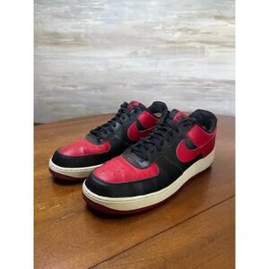 Nike Air Force 1 Breds Black Gym Red White Shoes Sneakers 820266 009 Size 16 Men